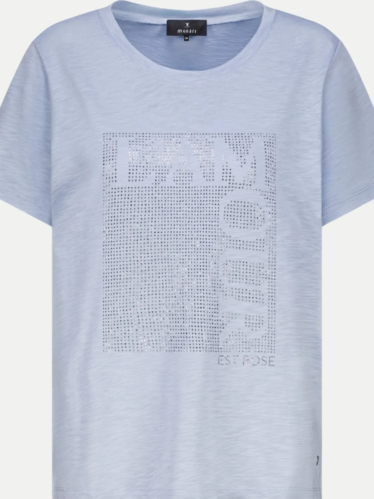 T-Shirt mit Print Blau 44