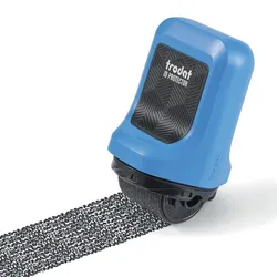 TRODAT ID Protector Tintenroller, Himmelblau, Kissen Schwarz (Eng Verpackung, Ge