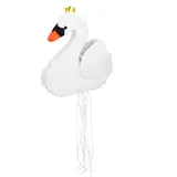 Boland 30962 - Pinata Schwan, 43 x 39 x 8 cm, Tiere, Hängedeko, Dekoration für Geburtstag, Mottoparty und Karneval