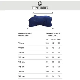 Kentucky Horsewear, Outdoordecke All Weather Classic Navy 155-6'9 0 gram