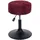 Proregal Hocker Höhenverstellbar und Drehbar Chenille 37 x 45-57 x 37 cm Bordeaux