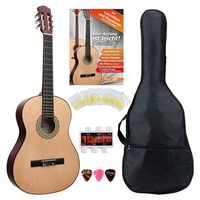 Classic Cantabile AS-851 1/2 Konzertgitarre Starter Set (Komplettes Anfänger