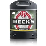 Bier PerfectDraft 1 x 6-Liter Fass Beck ́s Pils Bier - Lager. Zapfanlage für Zuhause. Inklusive 5euros Pfand.