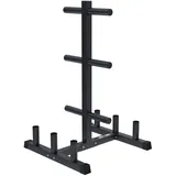 Hantelständer Olympia für 6 Hantelstangen mit 6 Scheibenaufnahmen