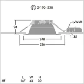 Zumtobel Group CETUS3 1 LED-Downlight 100 mm Kunststoff