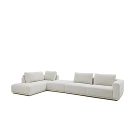 Musterring Eckcouch Mikrofaser 3-Sitzer Beige