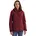 Damen Outdoorjacke Funktionsjacke mit abzippbarer Kapuze wasserdicht Winddicht atmungsaktiv 00445-weinrot 40