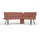 Home Affaire Eckbank HOME AFFAIRE "Mily Küchenbank, Polsterbank, Esszimmerbank, 205x164 cm", braun (chili oil, schwarz), B:205cm H:89cm T:164cm, Holzwerkstoff, Metall, Polyester, Sitzbänke, Eckbank, Moderne Bank und Farben, Sitzplatzanzahl: 5, Frei in Raum stellbar