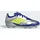 adidas F50 League MG/FG Kinder Silver Metallic/Solar Yellow/Lucid Blue 35