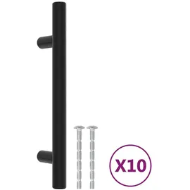 vidaXL Möbelgriff 10 Stk. 96 mm Schwarz