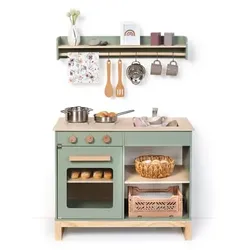 MUSTERKIND® Spielküche Magnolia, salbei/natur