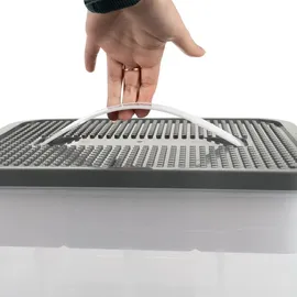 Kruzzel Stapelbox 35 l 4-tlg. transparent
