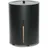 Lienbacher Pelletskorb Metall ø 38 cm Höhe 50 cm mit Rollen Schwarz