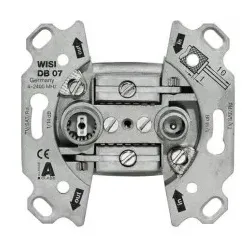 WISI DB07 Universal Antennendose, Durchgangsdose, 14 dB 19963 DB 07