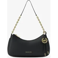 Michael Kors Nolita Medium Schultertasche Baumwolle/Leder Schwarz