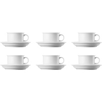 6 x Kaffeetasse 2-tlg. - Trend Weiß - Thomas - 11400-800001-14740 -