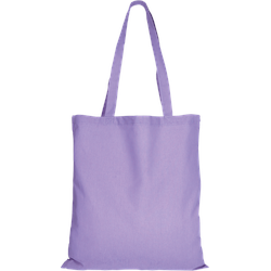10er Pack Baumwolltasche - 28 Farben | mit Zwei Langen Henkeln | 38x42cm, lavendel, 25 Stück