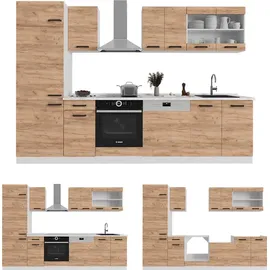 Vicco Küchenzeile R-Line 300 cm Grau