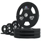 ATLETICA Hantelscheiben Gripper Plates Set, 115 kg