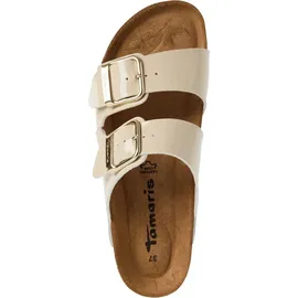TAMARIS Damen Pantolette flach, beige, 39 EU