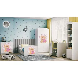 raumhirsch furniture Kinderbett 80 x 180 cm Holzwerkstoff weiß