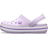 Crocs Kinder Clogs Crocband Clog T, Lavender/Neon Purple, 10