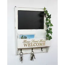 DanDiBo Ambiente Schlüsselbrett 93751 40 cm Weiß