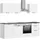 kochstation Küchenzeile KS-Lani 240 cm weiß