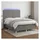 vidaXL Boxspringbett 140 x 200 cm Dunkelgrau