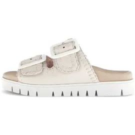 Gabor 83.741.22 für Damen, Gr. 39, creme, Schuhe Pantolette