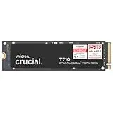 Crucial T710 SSD 2TB M.2 NVMe PCIe 5.0 x4 Gen5, bis zu 14.500 MB/s Lesen, 13.800 MB/s Schreiben, für Laptop und Desktop PC, TLC NAND, Interne Festplatte - CT2000T710SSD8-01
