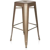 HJH Office Vantaggio High 77,0 cm Metall Champagner