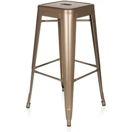 HJH Office Vantaggio High 77,0 cm Metall Champagner