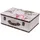 HMF Vintage Koffer aus Holz 38 x 26 x 13 cm 1-tlg. pink