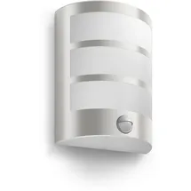 Philips Außenwandleuchte Python edelstahl