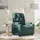 vidaXL Relaxsessel Dunkelgrün Polyester 50 x 93,5 x 50 cm Grün mit Liegeposition