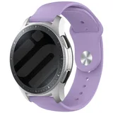 Strap-it ICE Smart 2.0 Rectangular 1.96 Armband Silikon 'Sport' für ICE Smart 2.0 Rectangular 1.96 - Hell lila - Druckknopf Verschluss