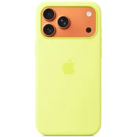 Apple iPhone 17 Pro Max Silikon Case mit MagSafe Neongelb