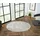 Myflair My Style Kurzflorteppich 120 x 120 cm Beige/Silber/Weiß
