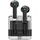 WIWU Bluetooth Ohrhörer T21 TWS - In-Ear-Kopfhörer Transparent Stylisch Schwarz