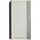 trendteam smart living - Rock - Kommode - Weiß Hochglanz/Grau - Hängeschrank mit 1 Tür (links oder rechts verstellbar) und 2 Einlegeböden - (BxHxT) 52 x 103 x 31 cm - chromfarbene Griffe