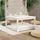vidaXL Gartentisch 82,5 x 82,5 x 45 cm Weiß