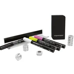 magnetoplan Glas-Magnettafel Zubehör-Set 14 Teile