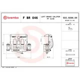 BREMBO Bremssattel fbr046 Vorderachse links für Mercedes
