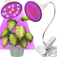 Retoo Pflanzenlampe LED, Pflanzenlicht für Zimmerpflanzen, Gartenarbeit, Bonsai, Gemüse, Pflanzenwachstumslampe mit Clip, Vollspektrum Pflanzenleuchte, Grow Light, Pflanzen Leuchte 20W 200LED