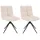Home Deluxe Esszimmerstuhl NODA Cord Creme 2er Set