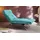 KAWOLA Relaxliege AMERIVA Polyester 80 x 110 x 158 cm Smaragdgrün mit Kissen und Kopfteil