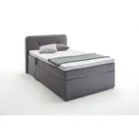 SUN GARDEN Boxspringbett inkl. Topper - Silber