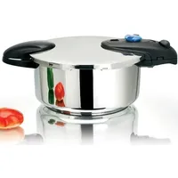 Kitchen Move ASO24-10L Illico Schnellkochtopf, Edelstahl, silberfarben