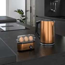 Arendo Edelstahl Wasserkocher 1,5 l Beige